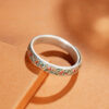 Wholesale Flower Vine Gold Enamel Index Finger Ivy Open Ring