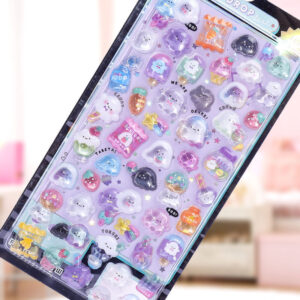 Cartoon relief stickers [cute ghosts] about 50 small floats / 9.5*20