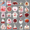 Wholesale red cherry ft stickers