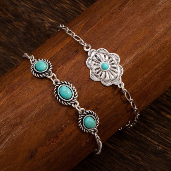 Wholesale Imitation Turquoise Bracelet Set