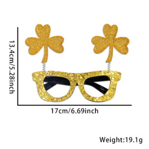 golden clover / Irish Festival Glasses