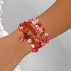 Wholesale Valentine's Day Red Love Soft Ceramic Bracelet