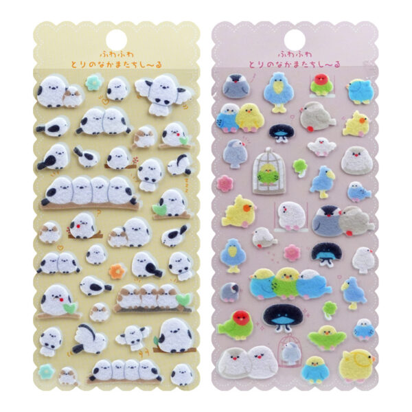 Wholesale Sparrow Cat Dog Cute Pet Animal 3D Stickers