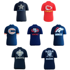 Wholesale Cross-Border Popular Nfl Team Jersey Series Silicone Beads Tk Live Broadcast Amazon DIY String Pen Bead Accessories