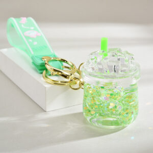 Iceberg [green] / Keychain + luminous oil bottle
