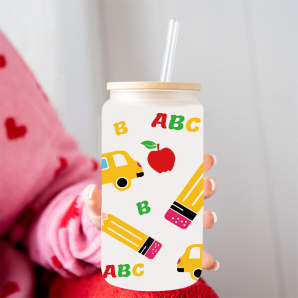 Wholesale Uv Transfer Sticker Glass Cup Crystal Label Crystal Sticker Cross-Border Exclusive for 16oz Glass Cup Special Sticker 23Cmx11Cm