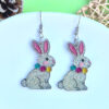 Wholesale Easter Bunny Egg Acrylic Earrings