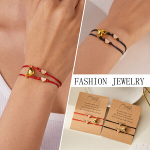 Wholesale Valentine's Day Magnetic Love Paper Card Hand Rope