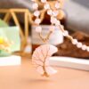 Wholesale Moon Life Tree Pendant Wealth Tree Winding Necklace