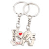 Wholesale Valentine's Day Silver Love Word Metal Keychain