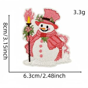 Pink christmas cloth sticker 22 #
