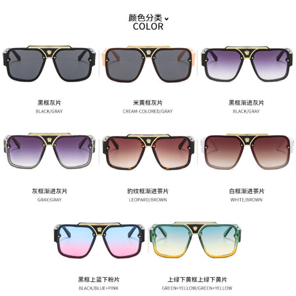 Wholesale modern men and women outdoor street shooting sunglasses