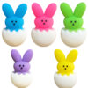 Wholesale Cross Border Hot Sale 3D Easter Bunny Silicone Beads TK Live Amazon DIY String Pen Beads Accessories