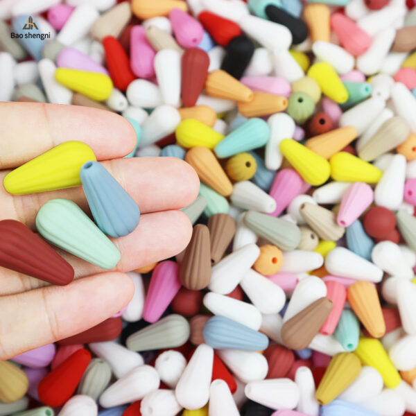 O1CN015Yxom41RqhXzt45QG_2869292163-0-cib Wholesale 10PCS 22mm Monochrome DIY Accessories Silicone Beads