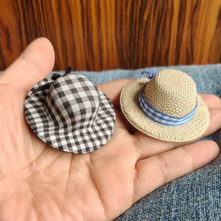 Wholesale Mini Straw Hat Small Straw Hat Doll Aessories