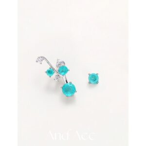 Paraiba's right ear levitating earring