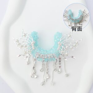 Wings moon ship lake blue (1 piece)