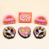 Wholesale 10PCS Anti-War Series Love and Peace DIY Silicone Beads