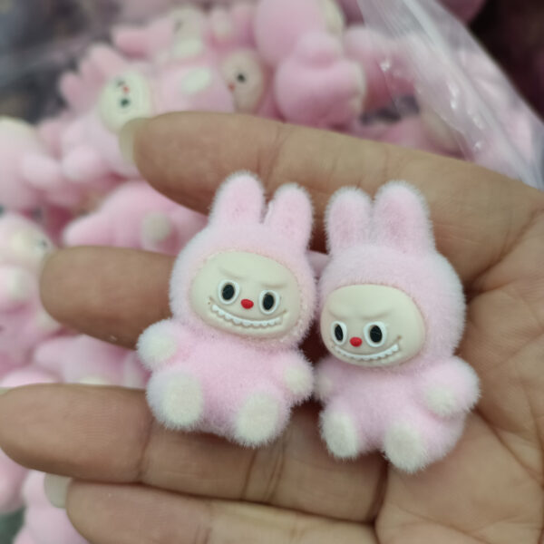 Wholesale 10pcs Sitting Long Fleece Plush Cartoon Acrylic Beads OLY Exclusive