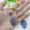 Wholesale light luxury Devil's Eye keychain pendant blue eye keychain