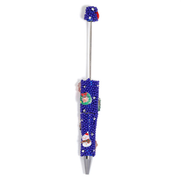 O1CN015dj7NJ27RFdZCh7e5_2220917247793-0-cib Wholesale Christmas Colorful Snowman Beadable Pens
