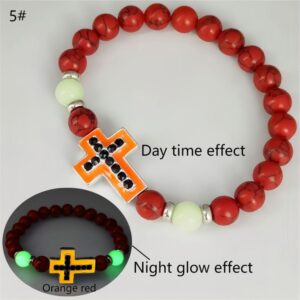 5 # Red turquoise orange red light