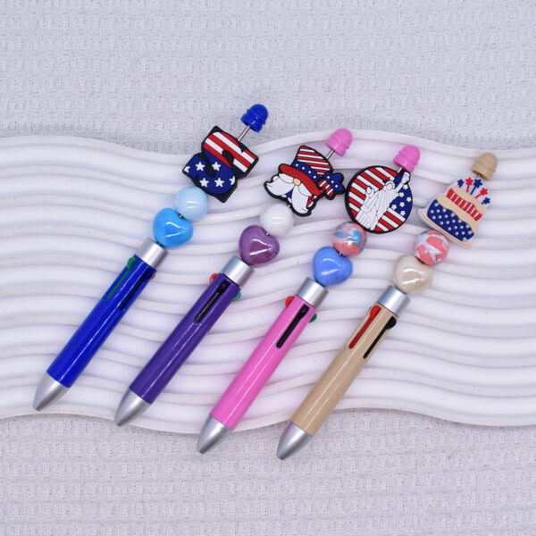 O1CN015fZuin1JnU2RpTZWJ_2208478381073-0-cib Wholesale Random 100pcs Soft Glue Beaded Pen Decoration DIY Beads