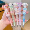 Wholesale Crystal Rhinestone Rotating Black Cute Girl Fantasy Beaded Pen OLY Exclusive