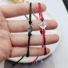 Wholesale Compass Adjustable Vintage Wax Woven Bracelet