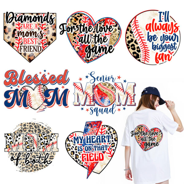 Wholesale Baseball DIY UV DTF Ready to Press Transfers Wraps