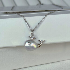 Wholesale Baroque Whale shaped Pearl Ocean Necklace