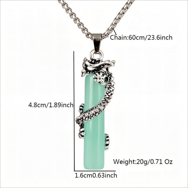 Wholesale Luminous agon Pendant Three-dimensional Cylinical Necklace For Men