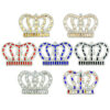 Wholesale Colorful Crown Diamond Embroidery DIY Patches