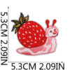 Wholesale Sweet Strawberry Embroidered Cloth Sticker Clothes Decoration Patch