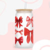 Wholesale Cute Cartoon Bow 16oz Cup UV DTF Wraps