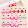 Wholesale Valentine's Day love Acrylic Earrings