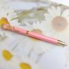 Wholesale Pearl Flower Pen Clip Cartoon Metal Pen