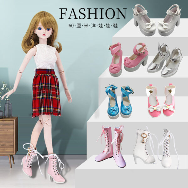 Wholesale 60cm tall combat boots/doll shoes/doll accessories