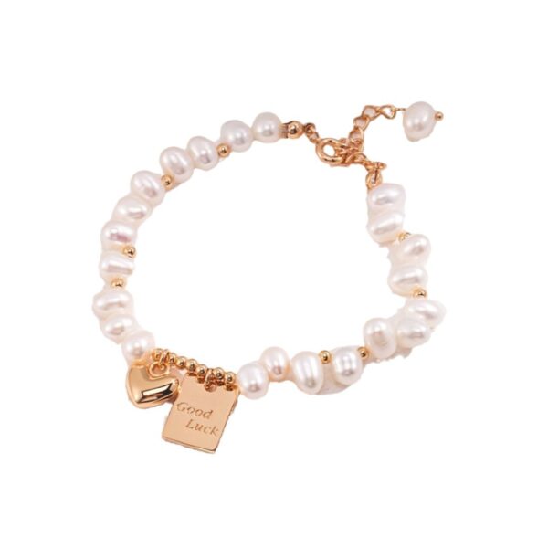 Wholesale Lucky Square Brand Heart Bracelet