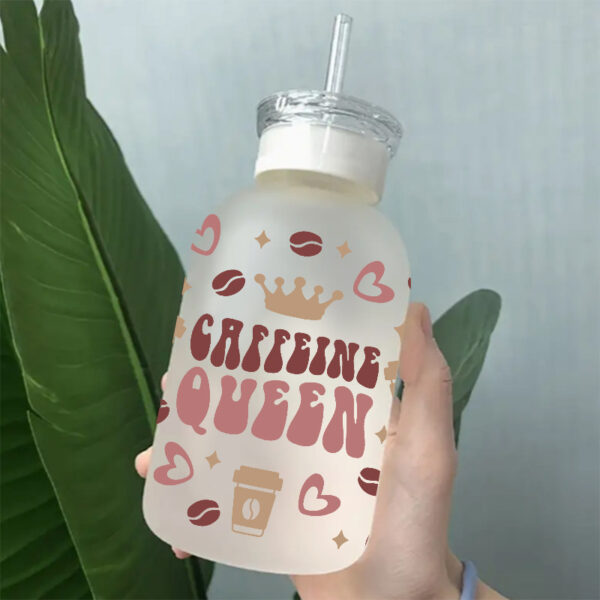 Wholesale Brown Cartoon Cute Coffee Theme 16oz Cup UV DTF Wraps