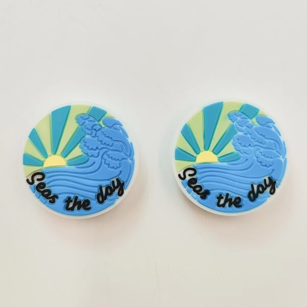 O1CN0162GE212FO3euJq8WH_2216349148869-0-cib Wholesale 10pcs Creative Cartoon Focus Beads Ocean Wave Silicone Beads