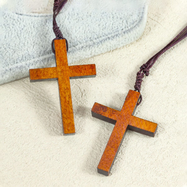 Wholesale Cross Necklace Coffee-Colored Necklace