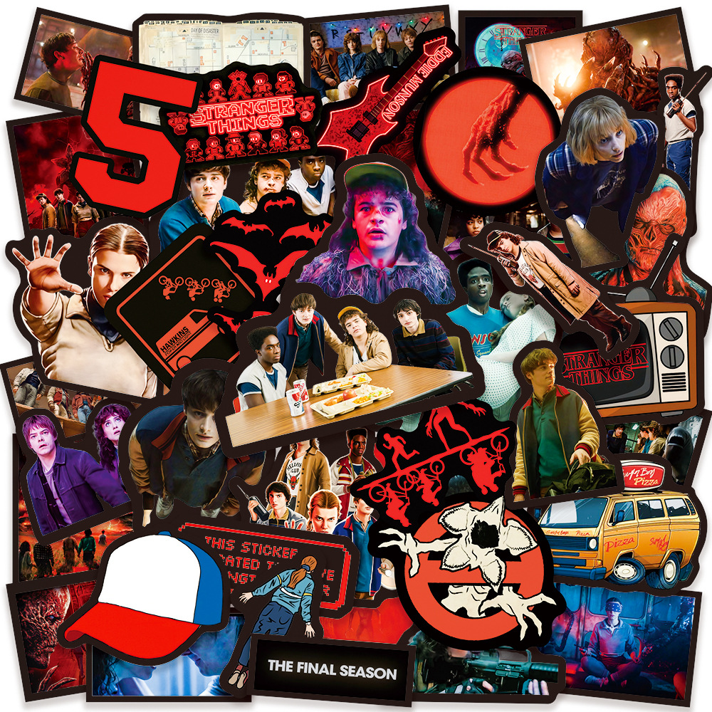 Wholesale 50 American Tv Series 5 Thriller Water C Waterproof Laptop Decoration Handbook Peripheral Stickers