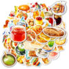 O1CN0164kRYT22fq9beRC95_2217640457148-0-cib Wholesale Realistic Delicious Food Waterproof Vinyl Stickers