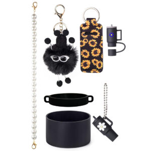 Black-pearl chain / 7-piece set (excluding cups)