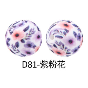 D81-purple pink flower