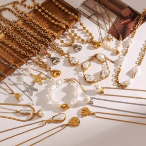 Wholesale Stainless Steel Necklace Round Niche Polished Unique necklace