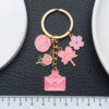 Wholesale Pink Cherry Blossom Love Candy Envelope Keychain