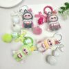 O1CN0168lFp51qBMQIk6OVF_2219486535457-0-cib Wholesale Flocked Bunny King Plush Toy Keychains OLY Exclusive