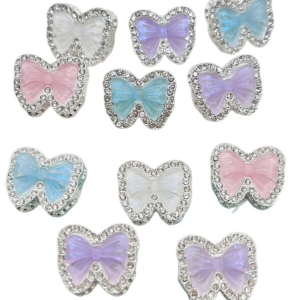 O1CN0169FD6U1xt3W9uERav_6000000006500-0-cib Wholesale Double sided full diamond colored bow beads